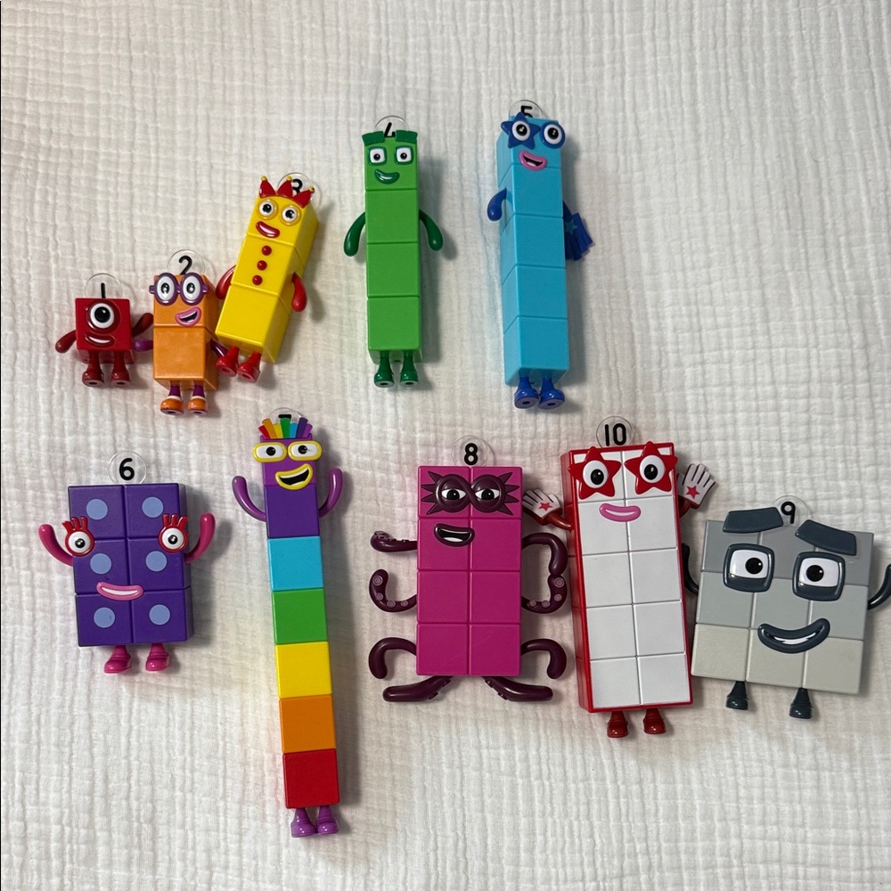 NumberBlock Toys 1-10 Plastic toys